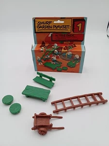 Vintage #1 Smurfs Garden Playset (Complete) - Bild 1 von 9