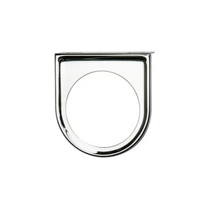 GlowShift Universal Chrome Single Gauge Under Dash Mounting Bracket Pod 52mm - Picture 1 of 5