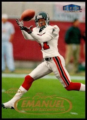 1998 Bert Emanuel Fleer Tradition FOOTBALL #154 Tampa Bay Buccaneers - Image 1 of 2