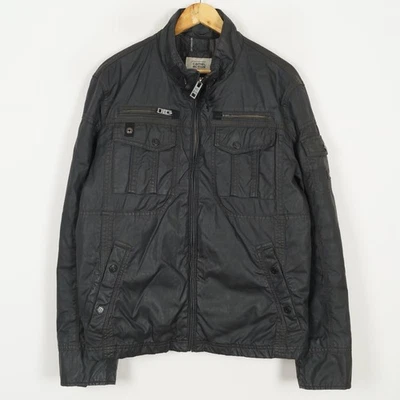 CAMEL ACTIVE Hombres Chaqueta Talla EU52 UK42 XL Gris Militar Aislado... - Imagen 1 de 4