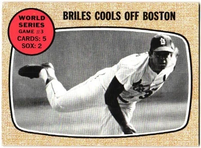 1968 Topps - World Series Nelson Briles #153 (A) - Изображение 1 из 2