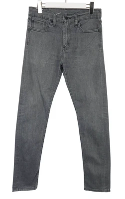 Levi's 510 Vaqueros Hombres W31/L32 Mezclilla Gris Ajustado Cremallera Ajustada - Imagen 1 de 4