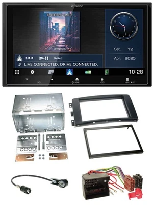 Kenwood Bluetooth 2DIN USB DAB MP3 Autoradio für Smart ForTwo 07-10 ForFour 04-0 - Bild 1 von 4