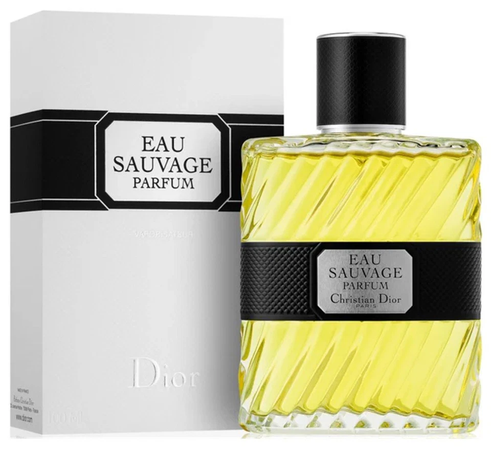 Christian Dior Eau Sauvage парфюмированная вода для мужчин одеколон 3,4 унц ~ 100 мл духи спрей - Изображение 1 из 1