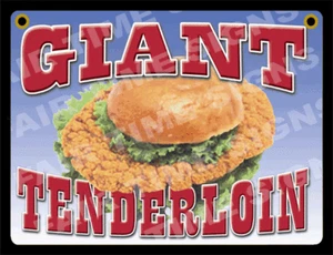Insegna Concessione FILO GIGANTE - Rimorchio, Ristorante 12" x 17" PVC - Foto 1 di 2