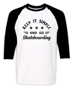 Skateboarding Lover T Shirt Skateboard Skateboarder Birthday Christmas Gift Tee - Picture 1 of 2