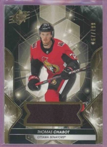 2019 19-20 UD UPPER-DECK SPx BASE MATERIAL JERSEY THOMAS CHABOT #14 #'d 167/199 - Picture 1 of 1
