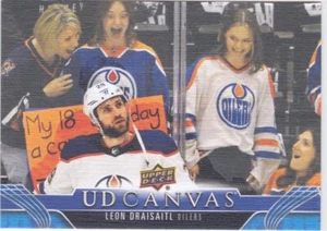 2023/24 UD..LEON DRAISAITL..CANVAS..CARD # C30..OILERS..FREE COMBINED SHIP - Picture 1 of 1