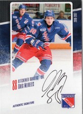 2016/17 Kitchener Rangers Autographs - GREG MEIRELES