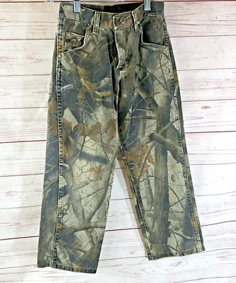 Wrangler Boys Youth Size 8 Regular Realtree Pro Gear Camo Hunting Pants - Image 1 of 4