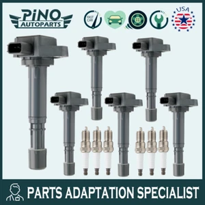 6 bobinas de encendido + 6 bujías UF400 para Acura MDX Honda Pilot Ridgeline Saturn - Imagen 1 de 7