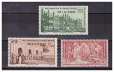 COTE D 'IVOIRE. PA N° 6/8. 3 VALEURS  NEUVES . SUPERBE .
