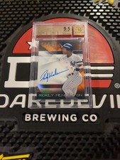 2015 Finest Greats Autographs Orange Refractors #FGARH Rickey Henderson 9.5/10!