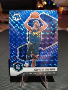 2020-21 Panini Mosaic #43 Andrew Wiggins Mosaic Blue #/99 - Picture 1 of 2