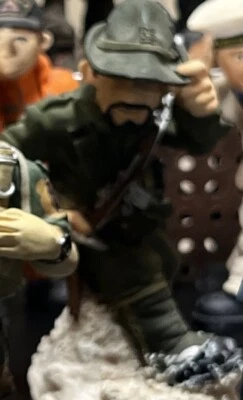 Figura CREAZIONI ARTISTICHE NADIR ALPINI con rifle y selección RARA Hecha en ITALIA  Foto 1 de 4