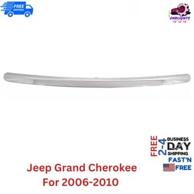 Fits Jeep Grand Cherokee Bumper Trim Molding For 2006-2010 Front Chrome - Изображение 1 из 4