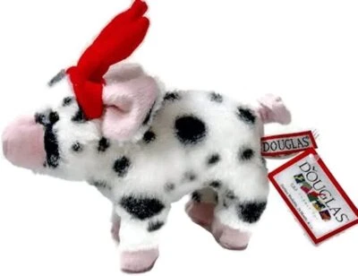 Leroy Holiday Pig with Antlers 5 Inches - Image 1 of 3