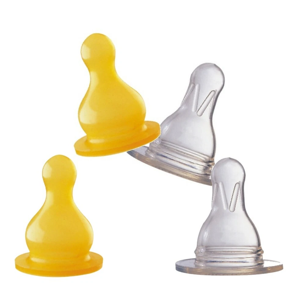 BABY-NOVA BabyNova Baby Trinksauger runde Form Classic Silikon oder Latex Tee Milch Brei