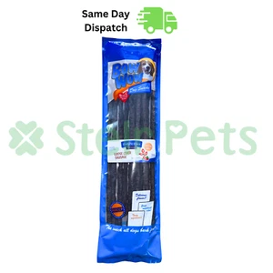 Giant Goose Liver Sausage Dog Treats Bow Wow | 12 Sticks 50cm each | 750g pk - Picture 1 of 2