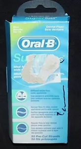 Hilo dental Oral-B Superfloss como nuevo 50 hebras precortadas - Imagen 1 de 3