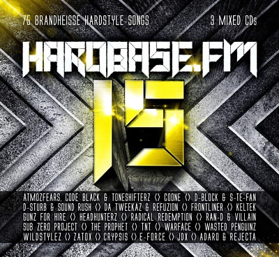 CD HardBase.FM Vol. 15 von Various Artists 3CDs Digipack - Bild 1 von 2