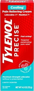 Tylenol Precise Cooling Pain Relieving Cream, Maximum Strength 4% Lidocaine & - Picture 1 of 9