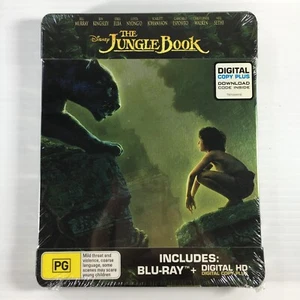 The Jungle Book Steelbook Blu-ray Live Action Regions A B C Bluray Blu ray TRACK - Picture 1 of 7