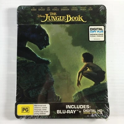 The Jungle Book Steelbook Blu-ray Live Action Regions A B C Bluray Blu ray TRACK - Image 1 of 4