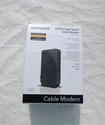 Netgear CM500 High Speed Cable Modem DOCIS 3.0 680 Mbps - Image 1 of 4