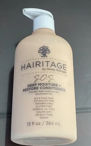 NEU ~ Hairitage SOS Deep Moisture + Restore Haarspülung 13 fl. Oz. Tiefenfeuchtigkeit - Bild 1 von 4