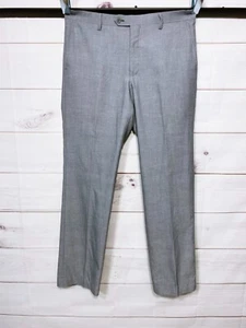 Portofilo extrafeine Herren Anzughose Größe 40/34 grau flache Fronttaschen - Bild 1 von 8