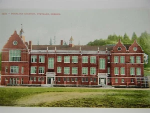 Vintage Portland Academy Portland Oregon Postcard - P24 - Picture 1 of 4