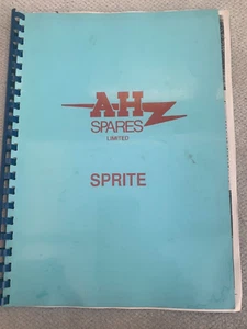 Austin Healey SPRITE Spare Parts List - AH Spares Ltd 1996 - Picture 1 of 2