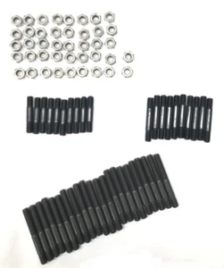 1932-1936 Ford Cylinder Head Stud Set  40-6065/66-KIT Like Original 21 stud eng - Picture 1 of 1