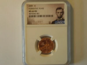 2009 1C ONE Cent NGC MS 66 RD UNC Formative Years - Picture 1 of 3