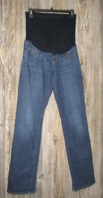 Pantalones de mezclilla de maternidad Liz Lange para mujer talla 6 azul banda cintura Foto 1 de 4