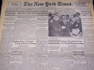 1949 MARCH 7 NEW YORK TIMES - 3,800 YEAR OLD BABYLONIAN TABLET - NT 3191 - Picture 1 of 2