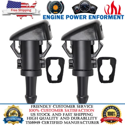 Boquilla de lavado de parabrisas para Dodge Ram 1500 2500 3500 2009-2014 2015 2016 2017 Foto 1 de 4