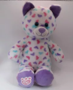 Build A Bear Multi-Coloured Hearts Plush Teddy Bear Stuffed 16" - Picture 1 of 3
