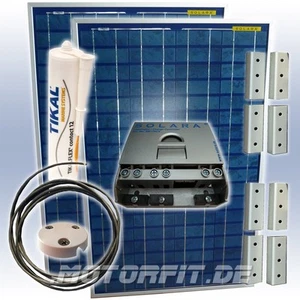 150W (12V) Solar-Profi-Spar-Set Solaranlage komplett mit Halterungen Solarregler - Bild 1 von 1