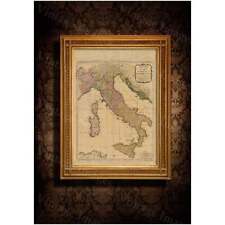 Old Map Of Italy (1794) Italy Map In 5 Sizes Up To 43"X55" (109X140cm)