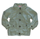 Baby Gap 4T Toddler Girl Utility Jacket Button-Up Coat In Summer Sage