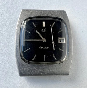 Vintage Omega Automatik Uhr Cal 1001 Herren schwarzes Zifferblatt 20 Jewels 166.058 168.044 - Bild 1 von 10