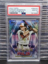 2023 Topps Gunnar Henderson Stars Of The MLB Rookie RC #SMLB-37 PSA 10 Orioles