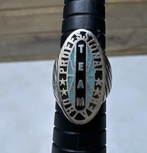 G&S Gordon & Smith Vintage 1998 Trucker Ring Silver Professional Team Driver 6 - Picture 1 of 8