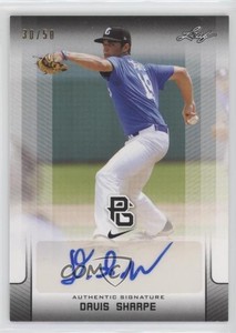 2017 Leaf Perfect Game National Showcase Black /50 Davis Sharpe #BA-DS2 Auto