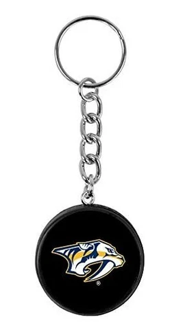 Nashville Predators NHL Mini Hockey Puck Team Logo Keychain Cover