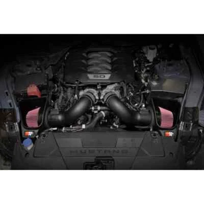 K&N 63 Aircharger Cold Air Intake Kit for 2024 Ford Mustang GT 5.0L V8 - Image 1 of 4