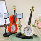 Creative Violin Alarm Clock Children's Cute Cartoon Bedside Clock Retro Orname s
