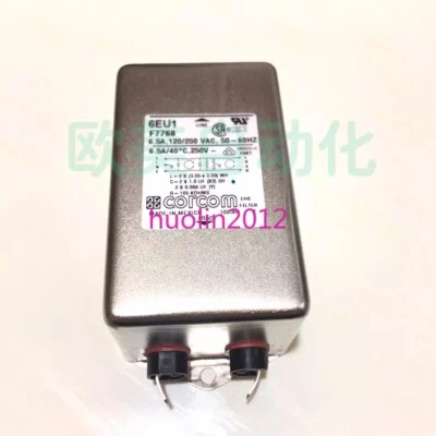 1Pcs Used CORCOM 6EU1 F7768 filter - Image 1 of 3